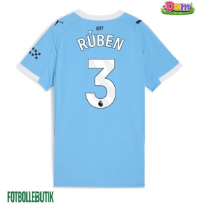 Manchester City Ruben Dias #3 Hemmatröja Kvinnor 2025-26 Kortärmad